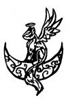 tribal luna tattoo